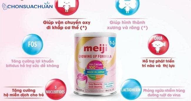 sữa meiji của nhật