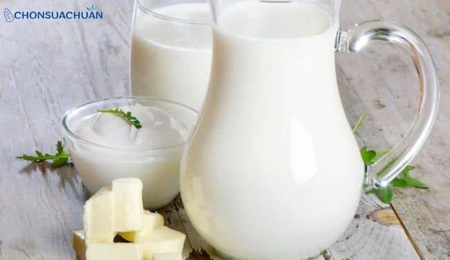 cách uống sữa tươi cho bé tăng cân