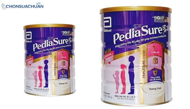 Sữa cho bé kém hấp thu chậm tăng cân PediaSure