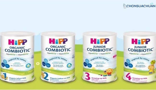 sữa cho trẻ chậm tăng cân HiPP