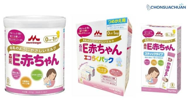 Sữa cho trẻ sinh non Morinaga E Akachan