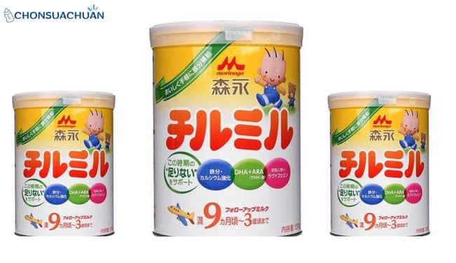 sữa dành cho trẻ biếng ăn chậm tăng cân Morinaga số 9