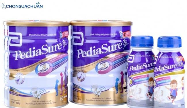 sữa dành cho trẻ biếng ăn thấp còi PediaSure