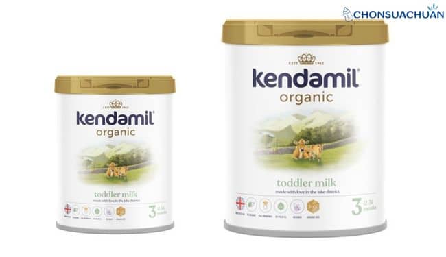 Sữa đêm tăng cân cho trẻ Kendamil Organic