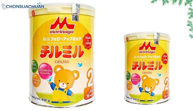 sữa giúp bé tăng cân tăng chiều cao Morinaga số 2