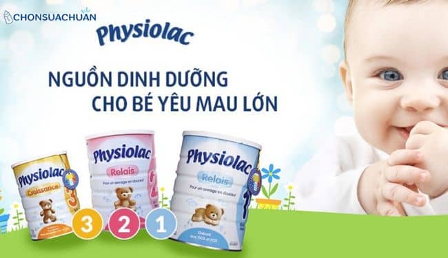 sữa không táo bón Physiolac