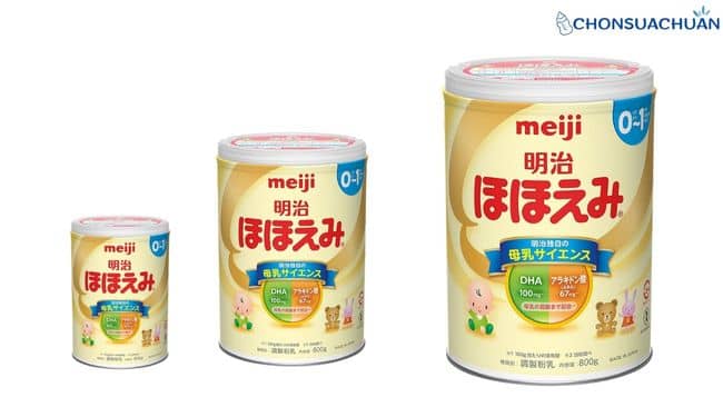 Sữa mát cho trẻ bị táo bón Meiji