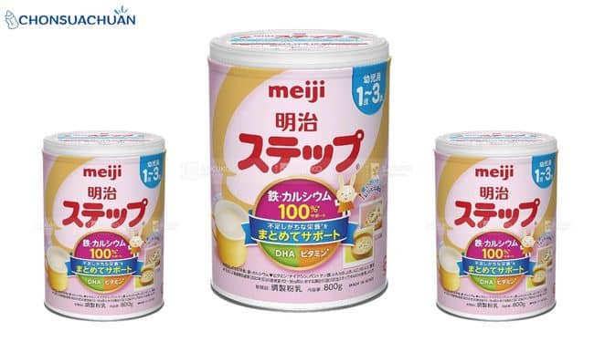 Sữa nhiều canxi cho bé Meiji