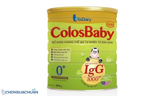 Sữa non COLOSBABY GOLD 0+ giúp tăng cân