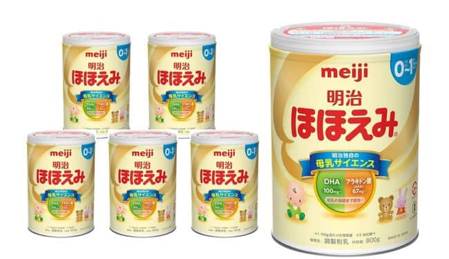 Sữa tăng cân cho bé 3 tháng Meiji