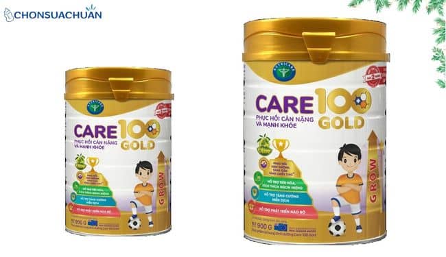 Sữa tăng cân chiều cao cho bé Care Gold 100