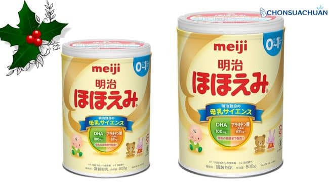 sữa tăng cân không không táo bón Meiji