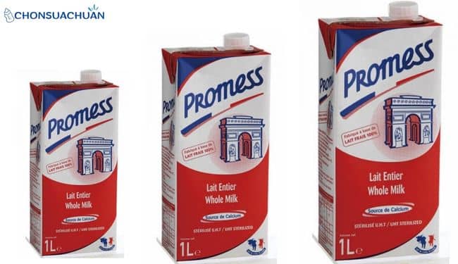 Sữa tăng chiều cao ít béo Promess Pháp