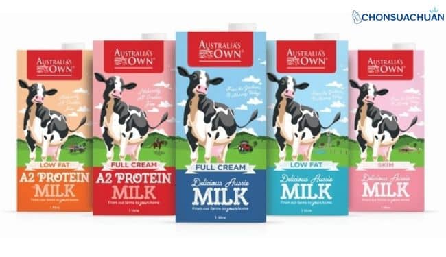sữa tươi Australia’s Own Skim Dairy Milk
