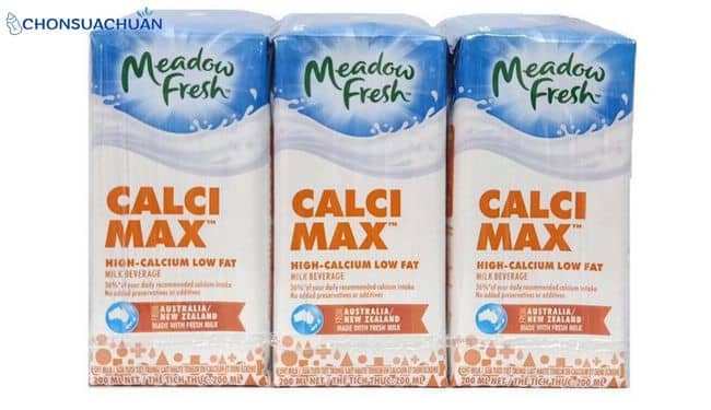 sữa tươi bổ sung canxi cho bé Meadow Fresh