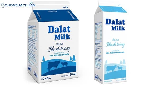 Sữa tươi thanh trùng Dalat milk