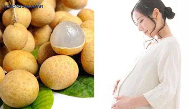 bầu ăn nhãn được không