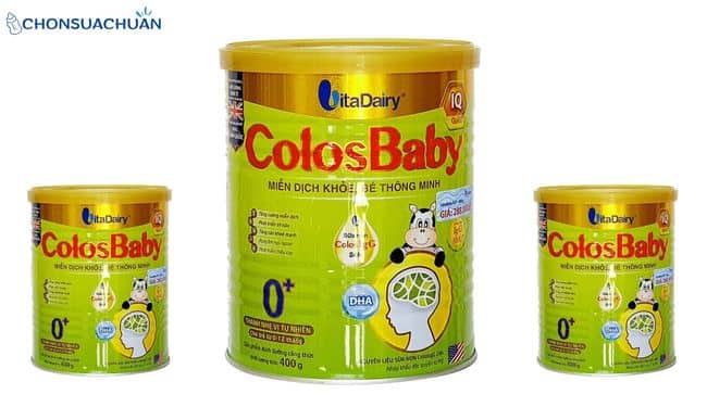 Colosbaby 0+ sữa cho bé dưới 1 tuổi tăng sức đề kháng