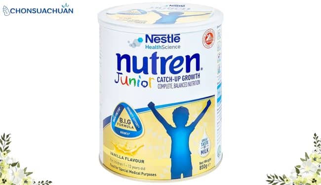 Nutren Junior sữa kích thích ăn uống cho trẻ