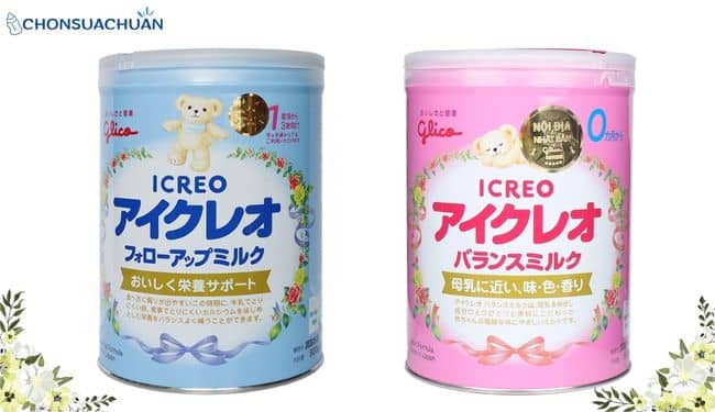 Sữa giúp bé ăn ngon Glico Nhật Bản