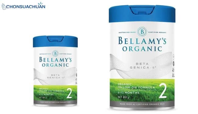Sữa giúp trẻ ăn ngon ngủ ngon Bellamy's Organic Step 2