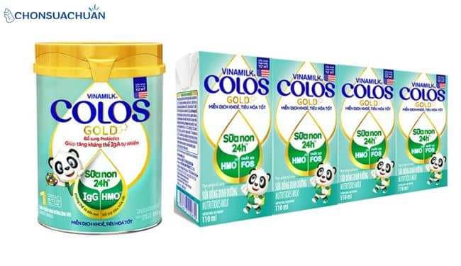 Sữa non giúp bé ăn ngon ngủ ngon  Colos Gold